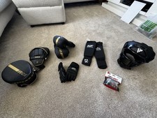 Kids Martial Arts Sparring Kit - Gloves, Shins, Feet & Head Protection 