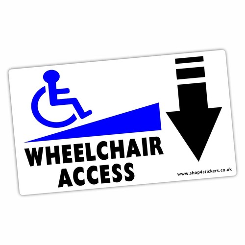 Wheelchair access sign - wheelchair,