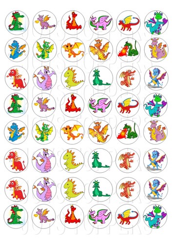 Mini dragon dragons - 48,