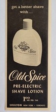 1957 old spice pre - old, pre-electric