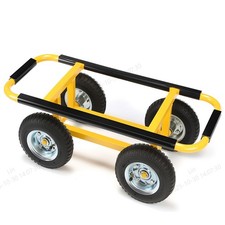 Dolly Trolley Removal Cart with 20.5 cm Pneumatic Wheels 150KG Capacity UK STOCK