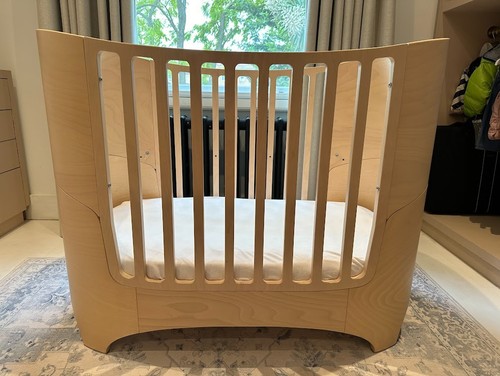 Leaner cot bed with - leaner,