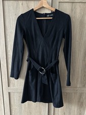 Black Suede Effect Zara Long