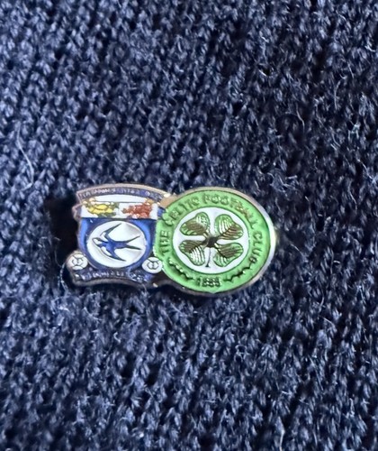 Football pin badge cardiff - football,