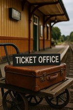 Ticket Office Sign Vintage
