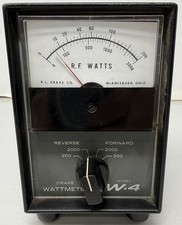Drake W-4 Wattmeter 200 and