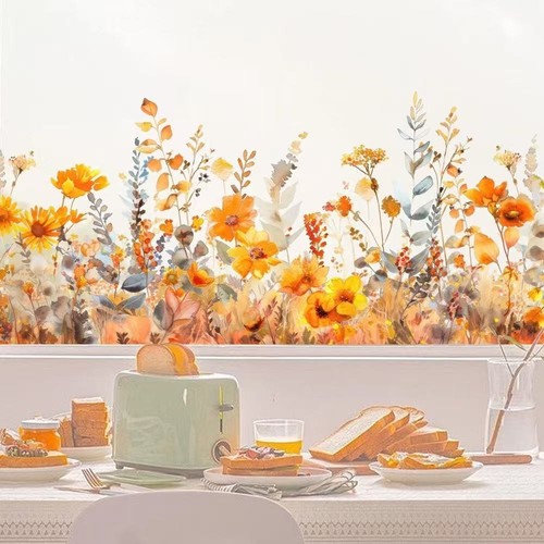 Golden flowers double sided - golden, double-sided