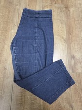 NYDJ Ladies Blue Denim Leggings Uk Size 16 Used