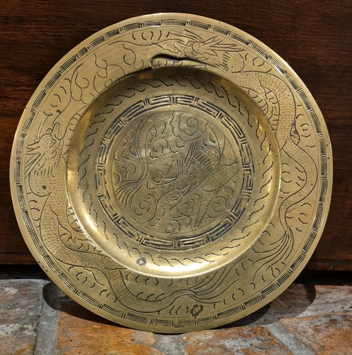 Antique xuande brass dragon - antique,