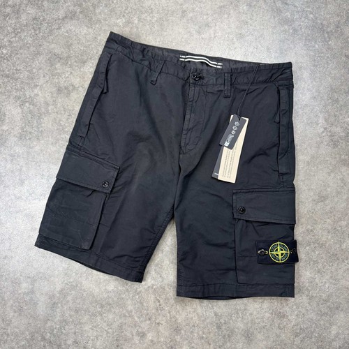 Stone island black cotton - island,