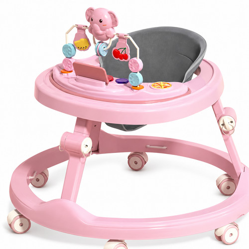 Baby walker pink activity - baby,