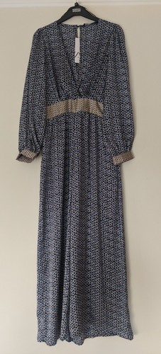 Zara blue black geometric - blue/black,