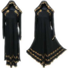 Women's Black Umbrella Abaya