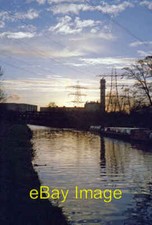 Photo 6x4 River Lea Enfield Brimsdown River Lea showing barges with elec c2000