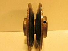 VEE PULLEY 4.0" (101 MM DIA ADJUSTABLE  A 0.5" SECTION, SINGLE GROOVE 0.187" KEY