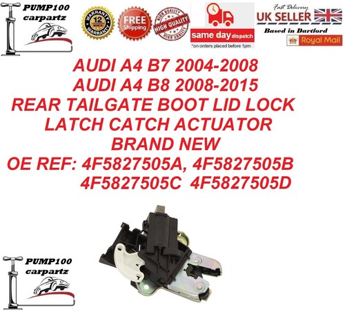 Boot lock for audi - boot, a4