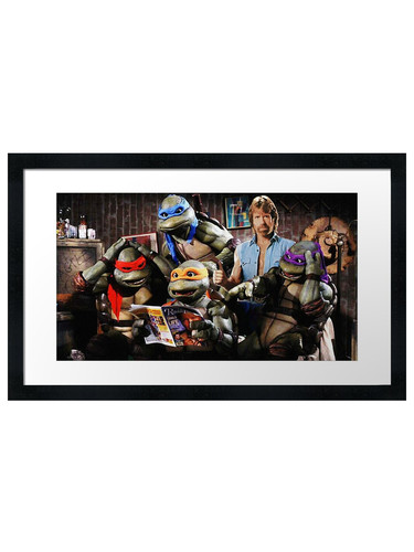 Ninja turtles framed wall - ninja,