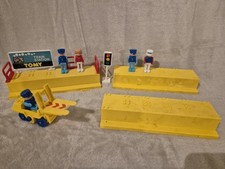 Vintage Tomy Train Platform Bundle Including 5 People Forklift And Accessories