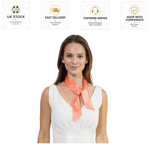 Elegant satin twilly scarf - satin,