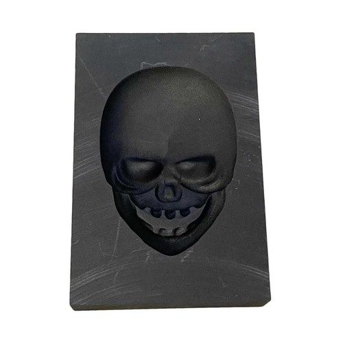 Mold skull gold silver - skull,