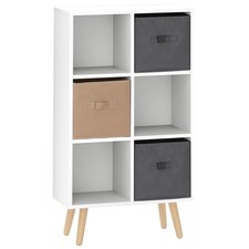 HOMCOM Freestanding 6 Cube