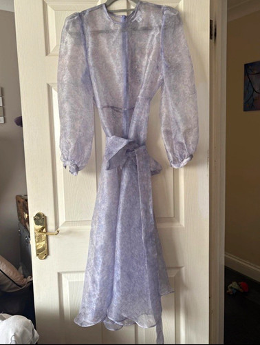Coast purple chiffon midi - purple,