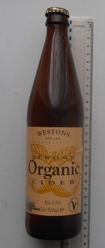 Empty vintage bottle westons - empty,