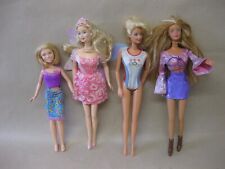 4 Vintage Mattel Barbie Dolls ~ 1991, 1998 & 1999 ~ Blonde Brown Hair ~ Tattoo
