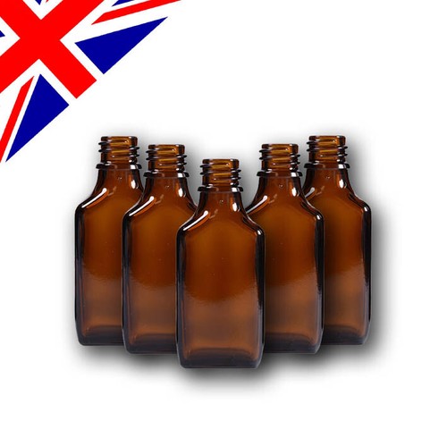 Rectangular glass amber - glass,
