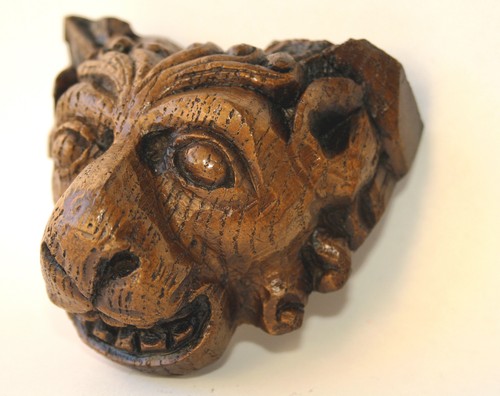 Lion corbel gothic - lion,