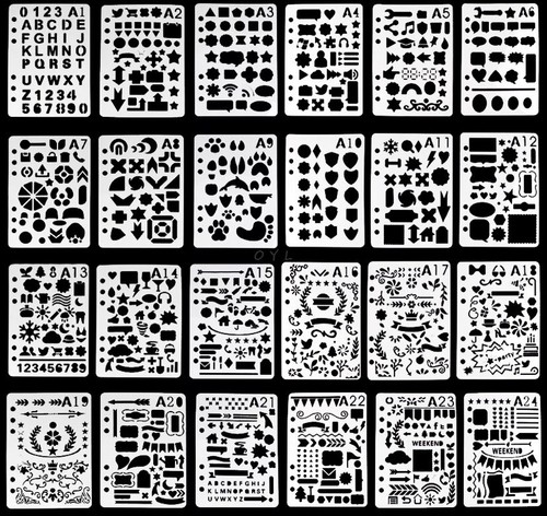 Arts craft stencils various - arts,