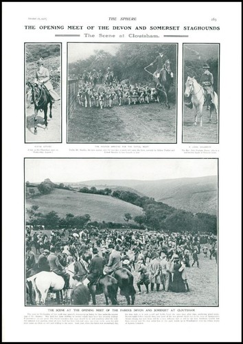 1907 exmoor devon somerset - 1907,
