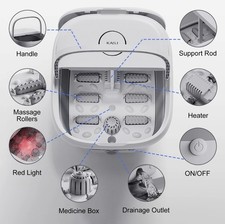 KASJ T5-A White Foot Spa Bath