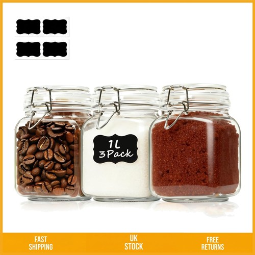 Square airtight glass clip - airtight,