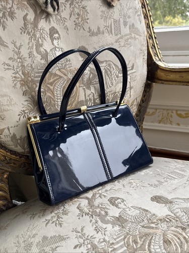 Vintage 1960s navy blue - navy,