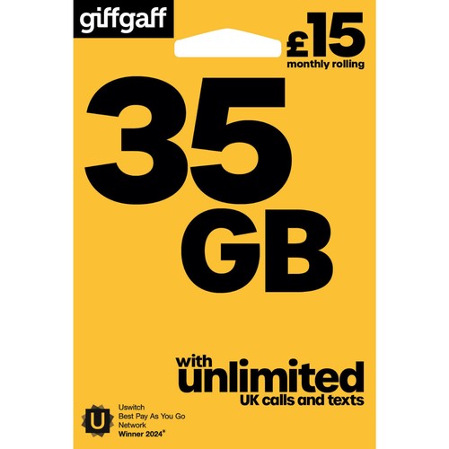Giffgaff payg sim - giffgaff,
