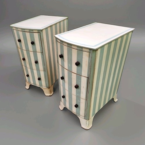 Pair 20th century painted - of,