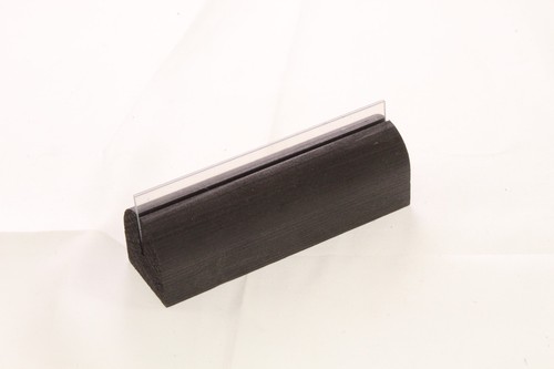 Black menu holder with pvc - holder,