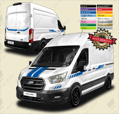 Decals for ford transit mk8 - for,