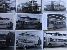 Box Of 18 B&W Photos of