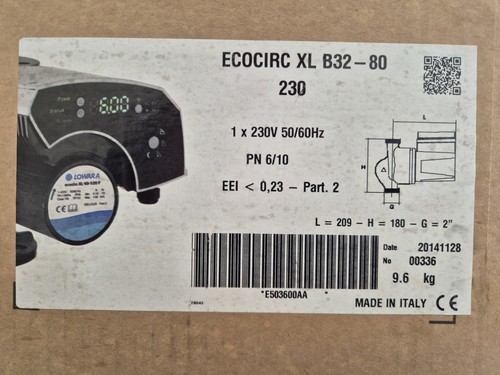 Lowara ecocirc b32 230 - lowara, xl