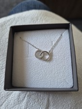 Silver necklace bracelet set - bracelet,