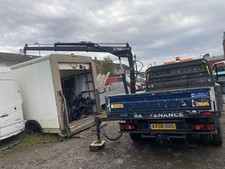 2008 Ford Transit 2.4 Drop-side / Crane Hiab Truck / 78,355 Miles only