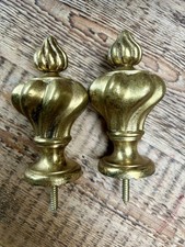 Pair French  Antique Brass