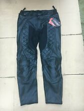 RST Madison Ladies Leather Motorcycle Jeans Trousers UK 18 or 36" Waist (LB14)