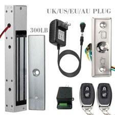12V Door Entry Access Control System Electric Magnetic Lock Remote Control Kit