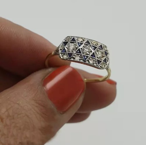 Vintage art deco - deco, 2.85ct