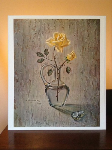 Original rare tretchikoff rose - original,