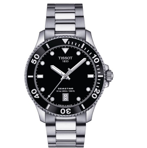Tissot seastar 1000 black - 1000, dial
