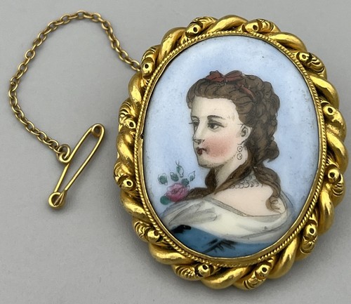 Antique victorian hand - antique, painted